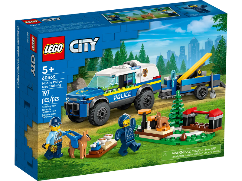 Lego City - Mobile Police Dog Training Unit 60369-Mountain Baby