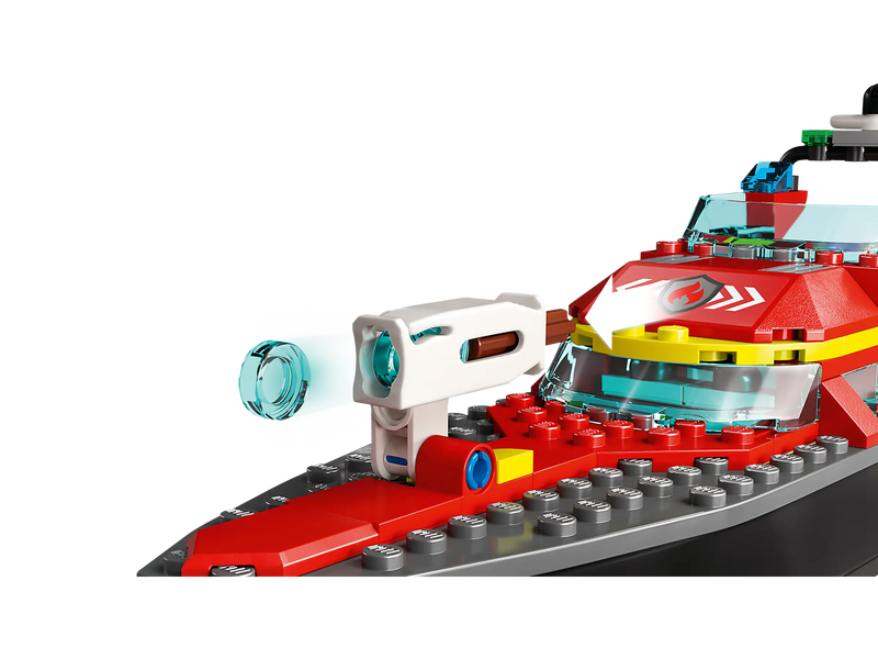 Lego City - Fire Rescue Boat 60373-Mountain Baby