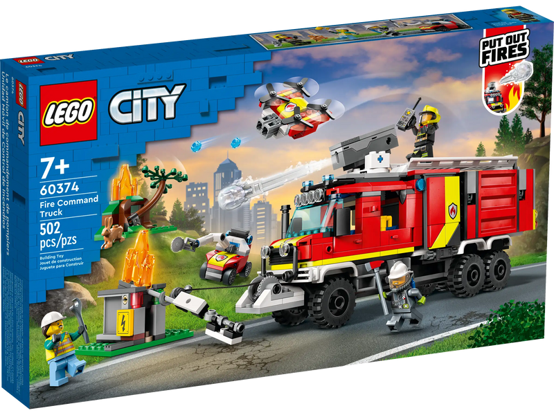 Lego City - Fire Command Truck 60374-Mountain Baby