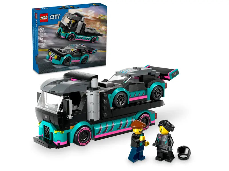 Lego City - Race Cae and Car Truck Carrier 60406-Mountain Baby