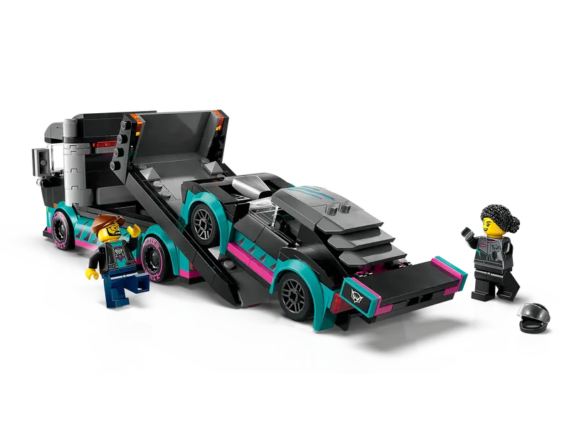 Lego City - Race Cae and Car Truck Carrier 60406-Mountain Baby