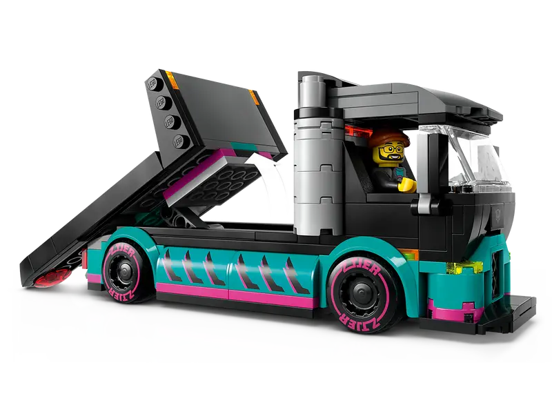 Lego City - Race Cae and Car Truck Carrier 60406-Mountain Baby
