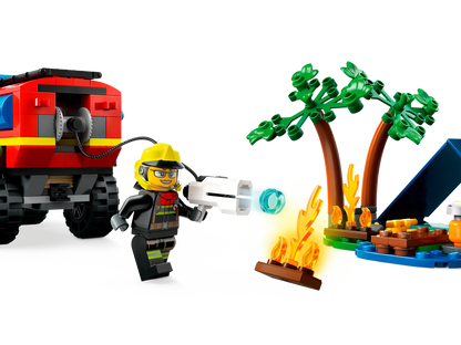 Lego City - 4x4 Fire Truck w/ Rescue Boat 60412-Mountain Baby