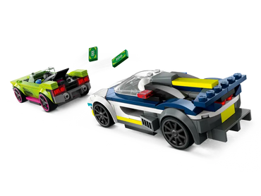 Lego City -Police Car and Muscle Car Chase 60415-Mountain Baby