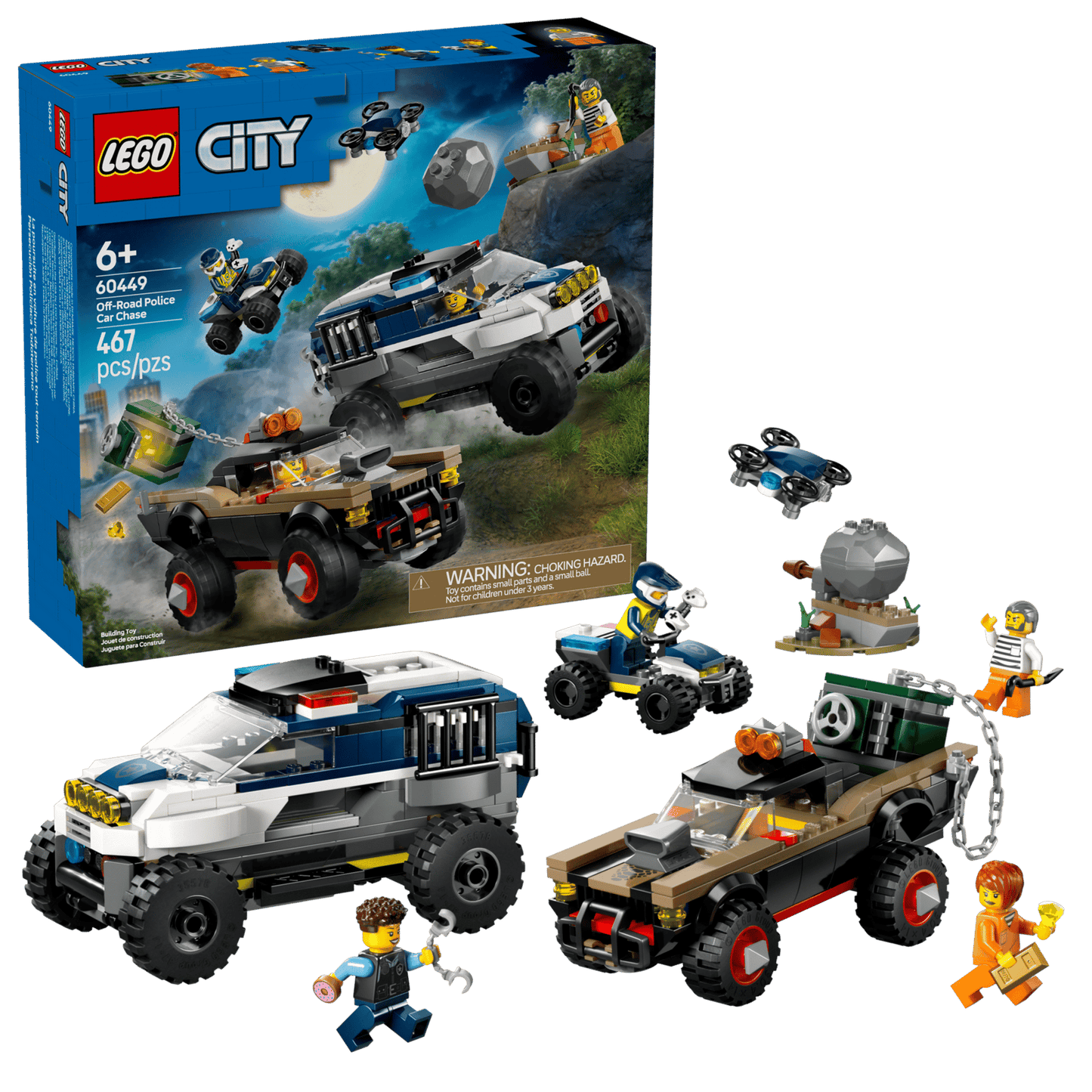 Lego City - Off-Road Police Car Chase 60449-Mountain Baby