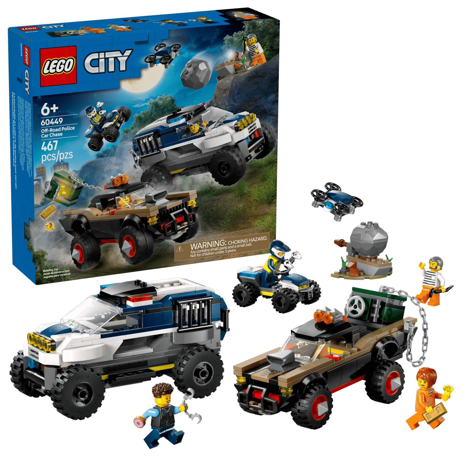 Lego City - Off-Road Police Car Chase 60449-Mountain Baby