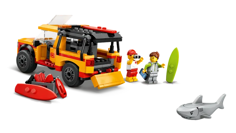 Lego City -Lifeguard Beach Rescue Truck 60453-Mountain Baby