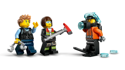 Lego City - Great Vehicles - Helicopter, Fire Truck, & Submarine Remix 60462-Mountain Baby