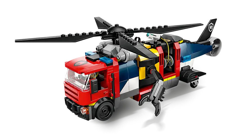 Lego City - Great Vehicles - Helicopter, Fire Truck, & Submarine Remix 60462-Mountain Baby