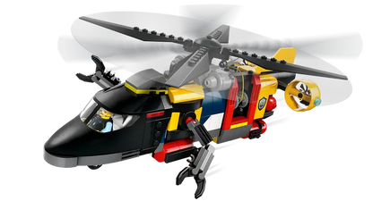 Lego City - Great Vehicles - Helicopter, Fire Truck, & Submarine Remix 60462-Mountain Baby