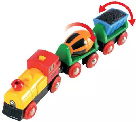 Brio Train Set - Battery-Operated Action Train-Mountain Baby