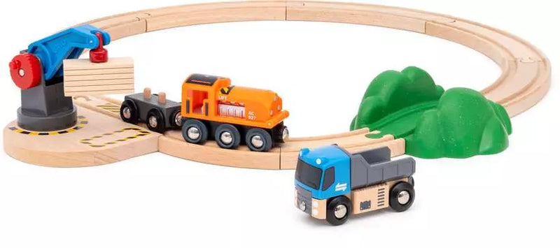 Brio Train Set - Train Set Starter Lift & Load Set-Mountain Baby