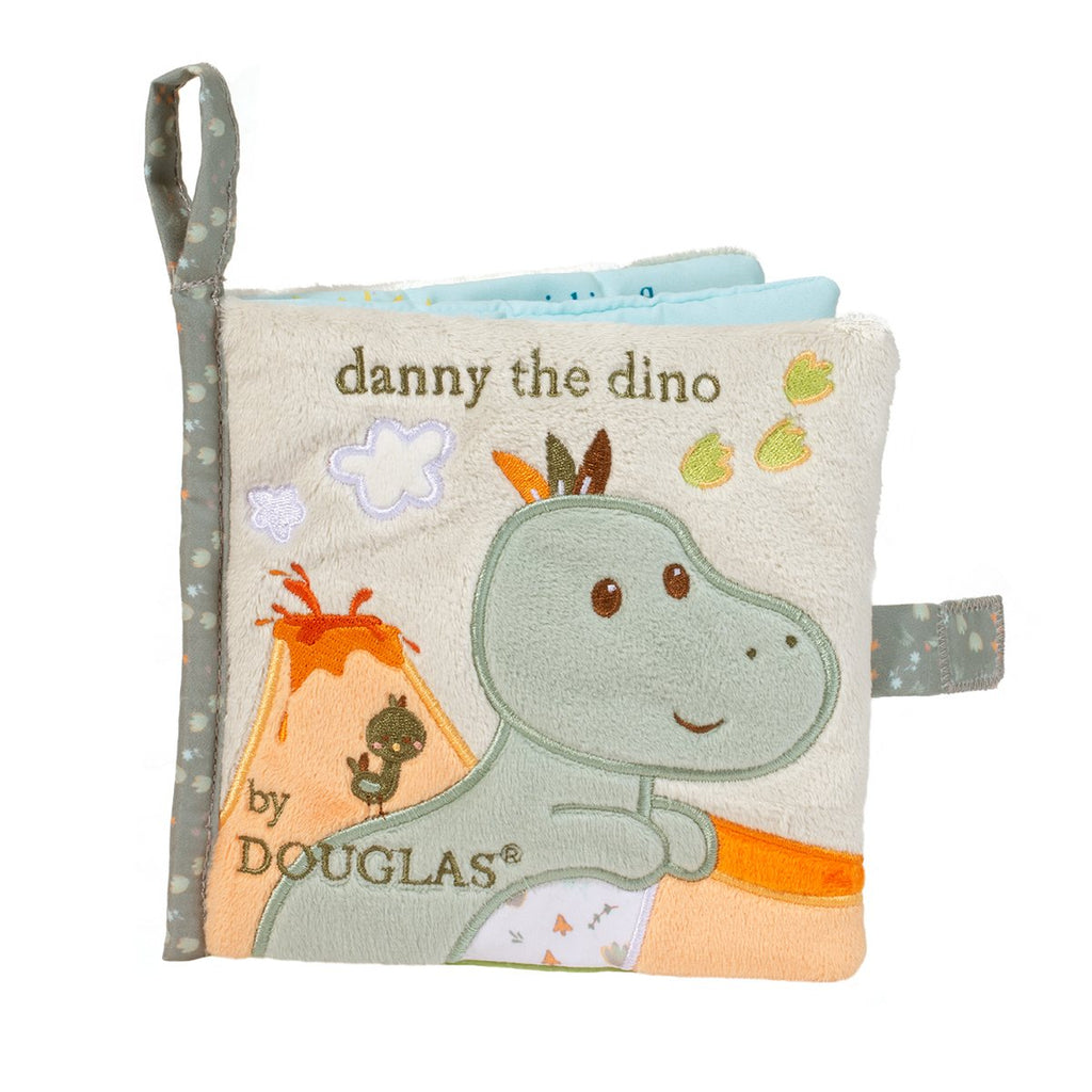 Douglas Cuddle Toys - Plush Activity Book - Danny The Dino-Mountain Baby