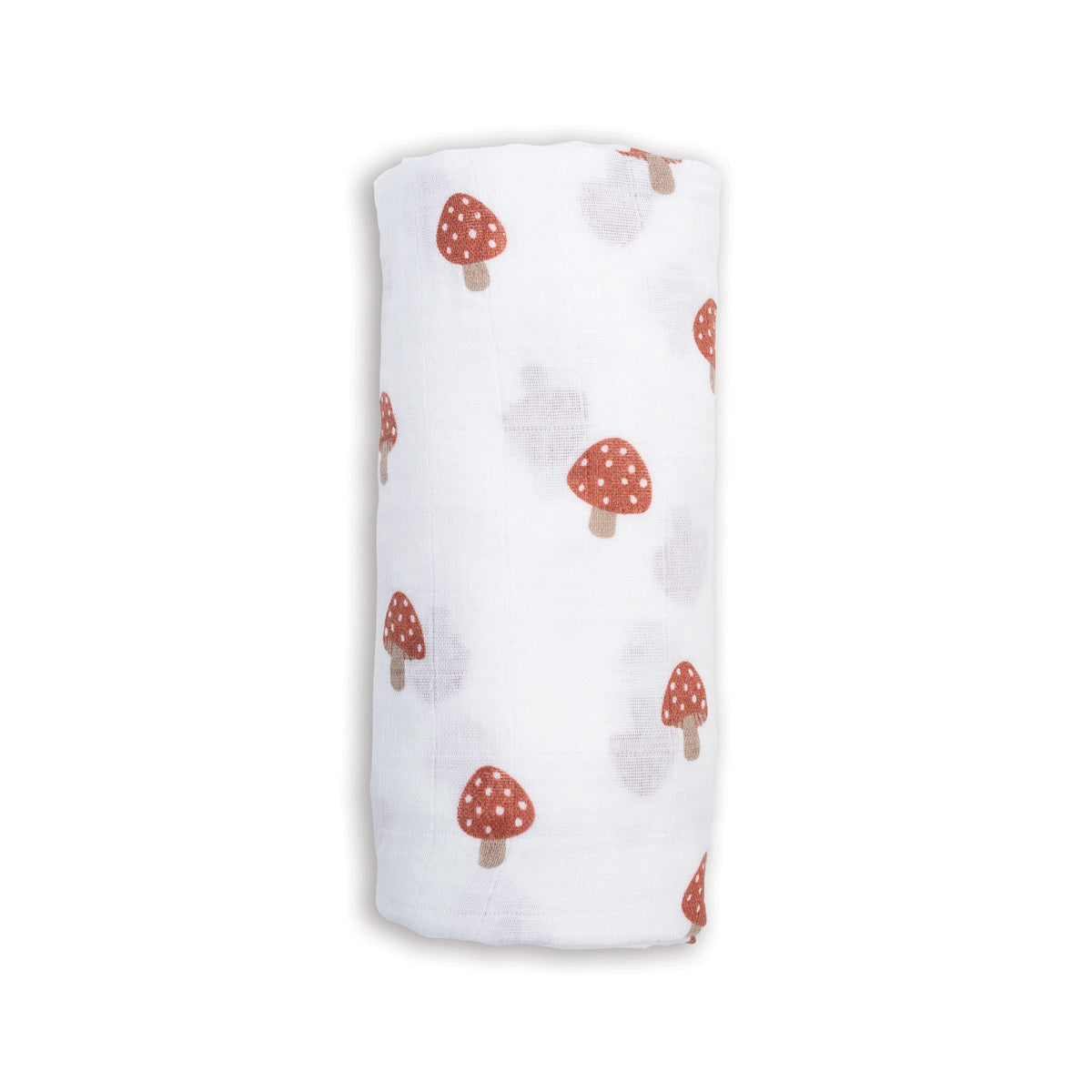 Lulujo Cotton Muslin Swaddling Blanket - Mushroom-Mountain Baby
