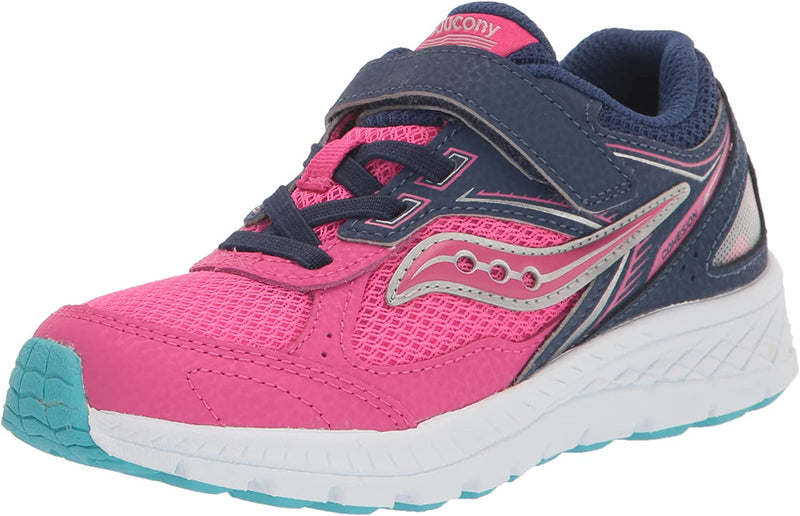 Saucony Cohesion 14 A/C - Pink/Navy-Mountain Baby