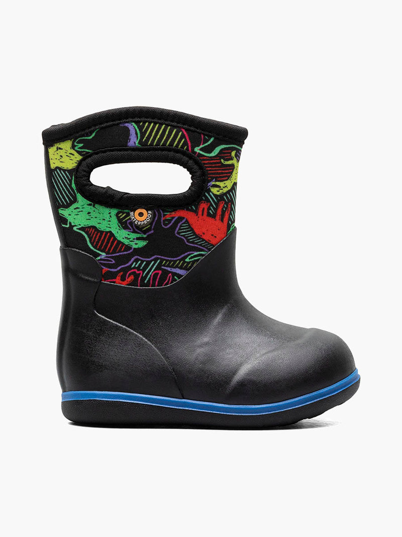 Bogs Winter Boots - Baby Classic - Neon Dino-Mountain Baby