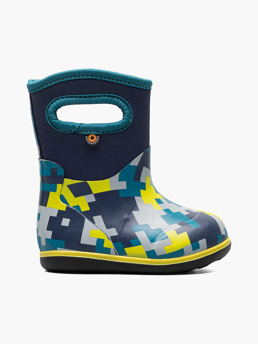 Bogs Winter Boots - Baby Classic - Indigo Multi-Mountain Baby