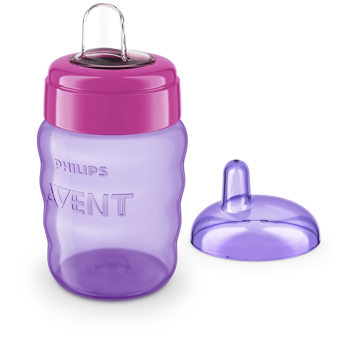 Philips Avent My Easy Sippy Cup - 9oz 2pk -Pink/Purple-Mountain Baby