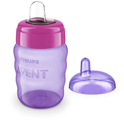 Philips Avent My Easy Sippy Cup - 9oz 2pk -Pink/Purple-Mountain Baby