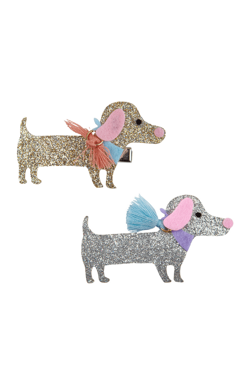 Great Pretenders Jewelry - Boutique Dachshund Hairclip - Assorted-Mountain Baby