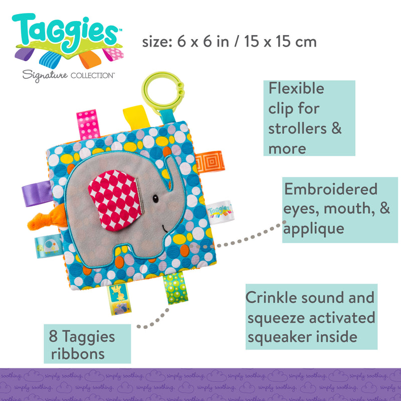 Mary Meyer Taggies Crinkle Me - Elephant-Mountain Baby