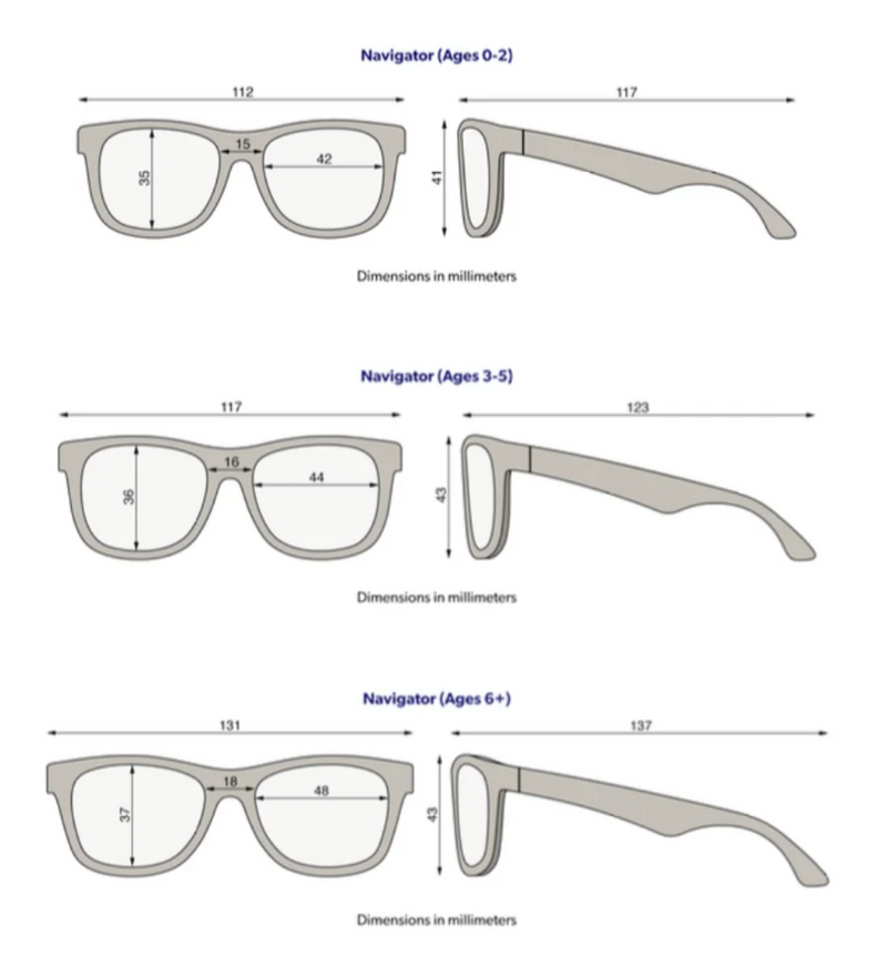 Babiators Sunglasses - Navigator - Wicked White-Mountain Baby