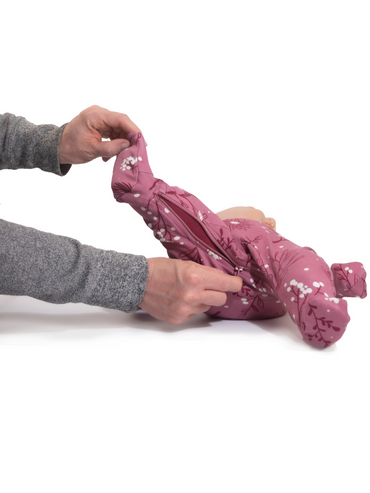 ZippyJamz Footed Coverall - Berry Bliss-Mountain Baby