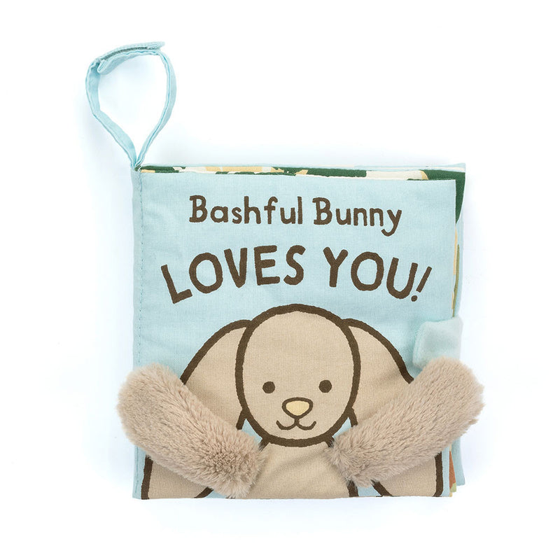 Jelly Cat Fabric Book - Bashful Bunny Loves You-Mountain Baby