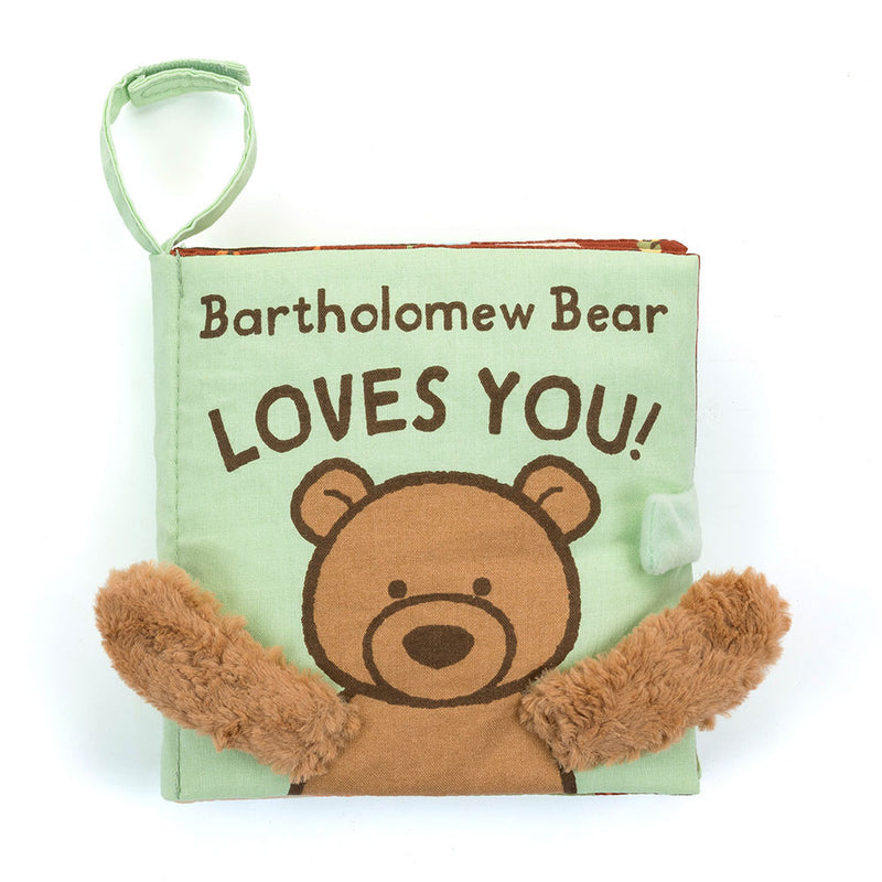 Jelly Cat Fabric Book - Bartholomew Bear Loves You-Mountain Baby