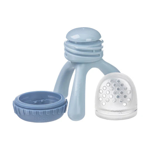 B.Box - Silicone Fresh Food Feeder - Lullaby Blue-Mountain Baby