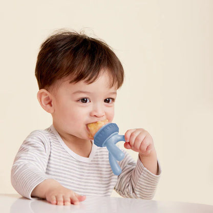 B.Box - Silicone Fresh Food Feeder - Lullaby Blue-Mountain Baby
