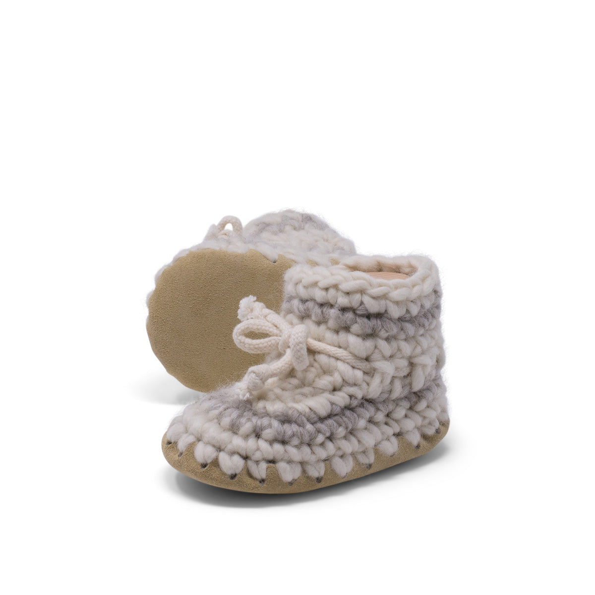 Padraig Bootie - Child - Cream w/ Stripe-Mountain Baby
