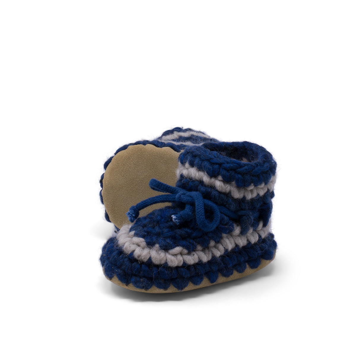 Padraig Bootie - Child - Denim w/ Stripe-Mountain Baby