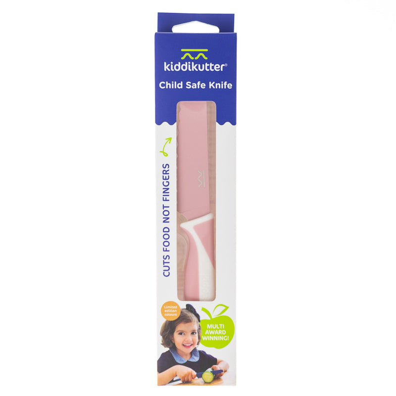 Kiddikutter Child-Safe Kitchen Knife - Blush-Mountain Baby