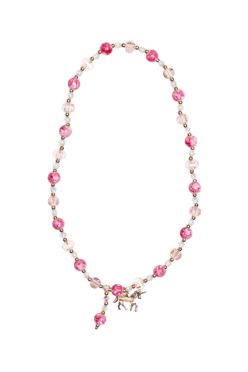 Great Pretenders Jewelry - Boutique Pink Crystal Necklace-Mountain Baby