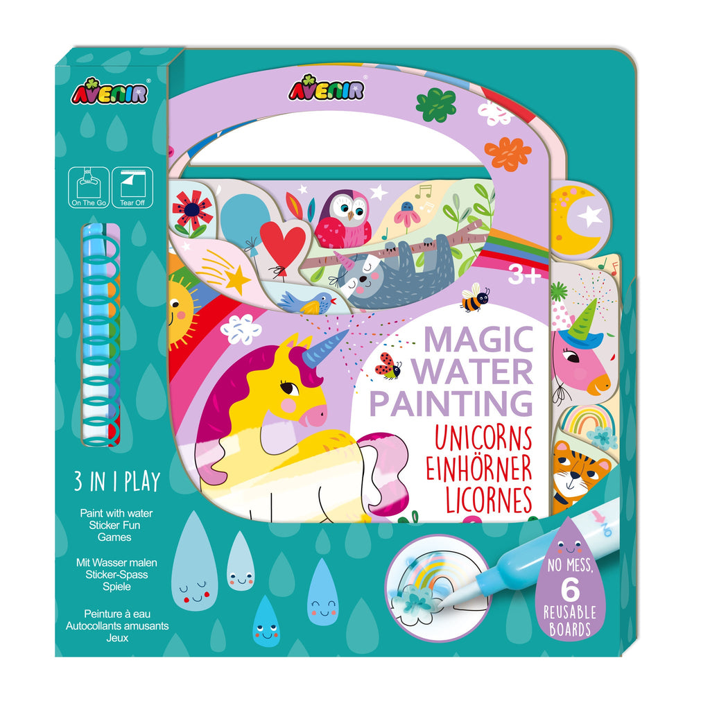 Magical Water Painting - Unicorns-Mountain Baby