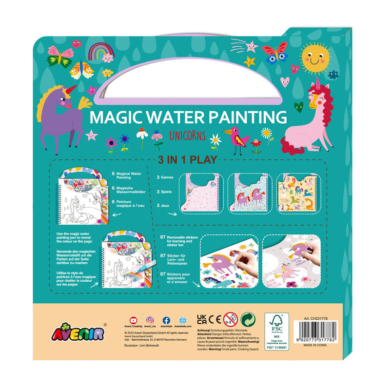 Magical Water Painting - Unicorns-Mountain Baby