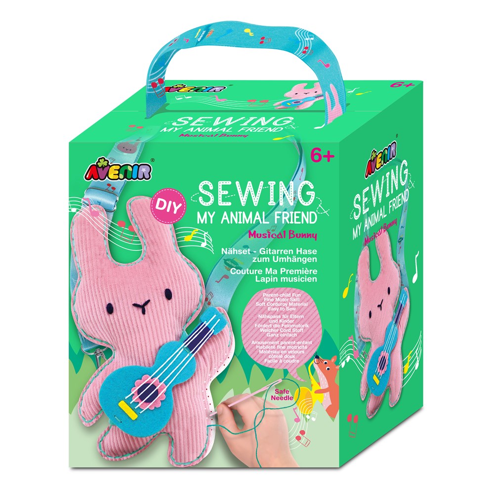 Avenir Sewing My Animal Friend Kit - Musical Bunny-Mountain Baby