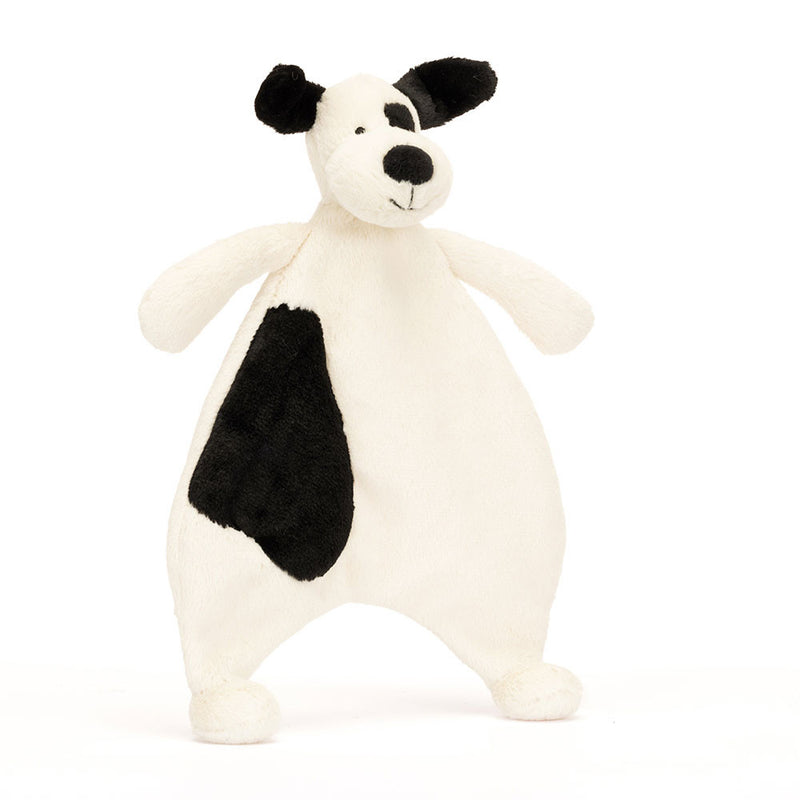 Jelly Cat Plush Comforter - Bashful Black & Cream Puppy-Mountain Baby