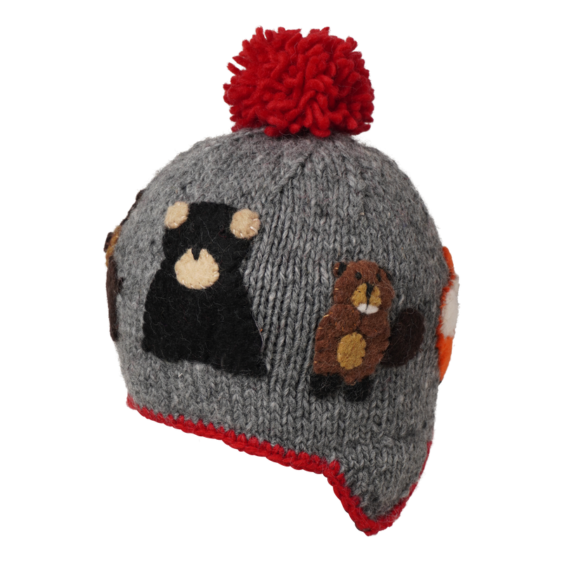 Ambler Kids Toque - Canuck - Heather Grey-Mountain Baby