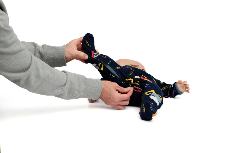 ZippyJamz Footed Coverall - Built with Love