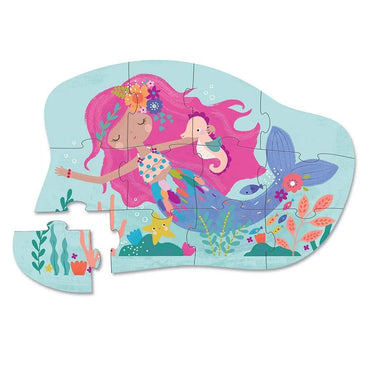 Crocodile Creek Puzzle - Mini 12pc -Mermaid Dreams-Mountain Baby
