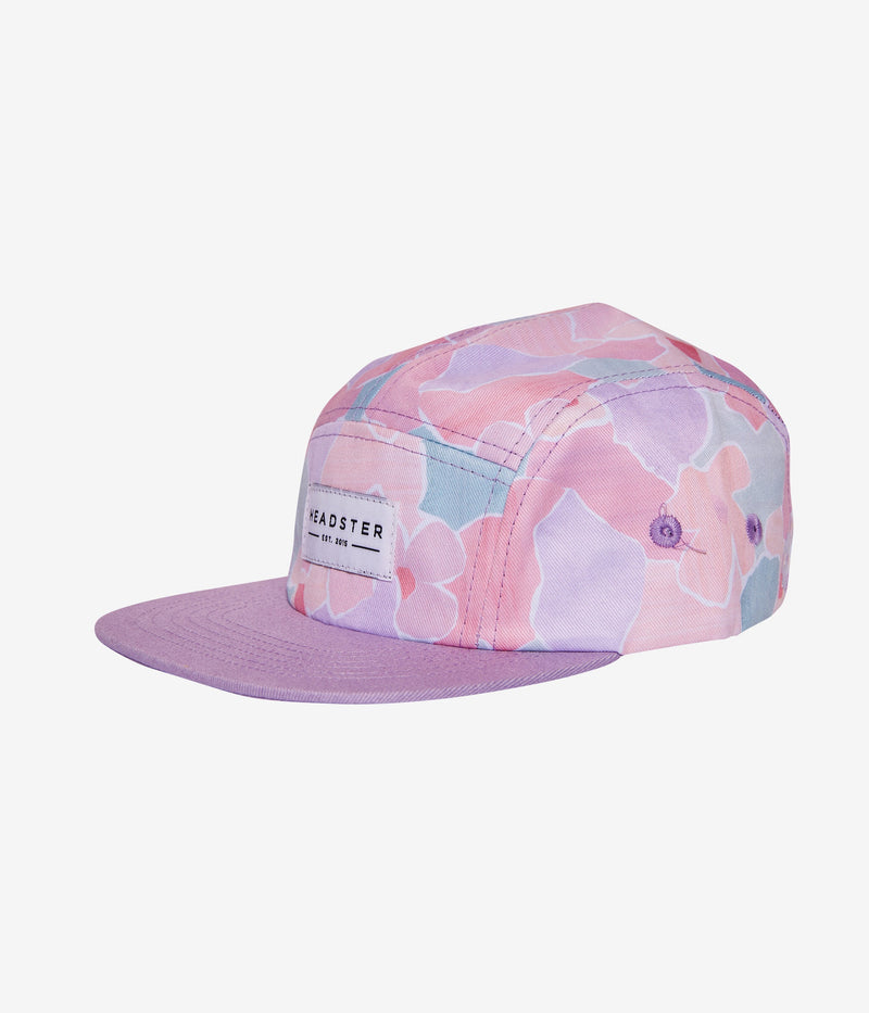 Headster Kids 5 Panel Hat - Desert Floral Peachy-Mountain Baby