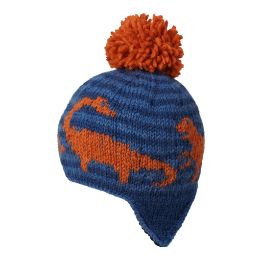 Ambler Kids Toque - Dino - Blue-Mountain Baby