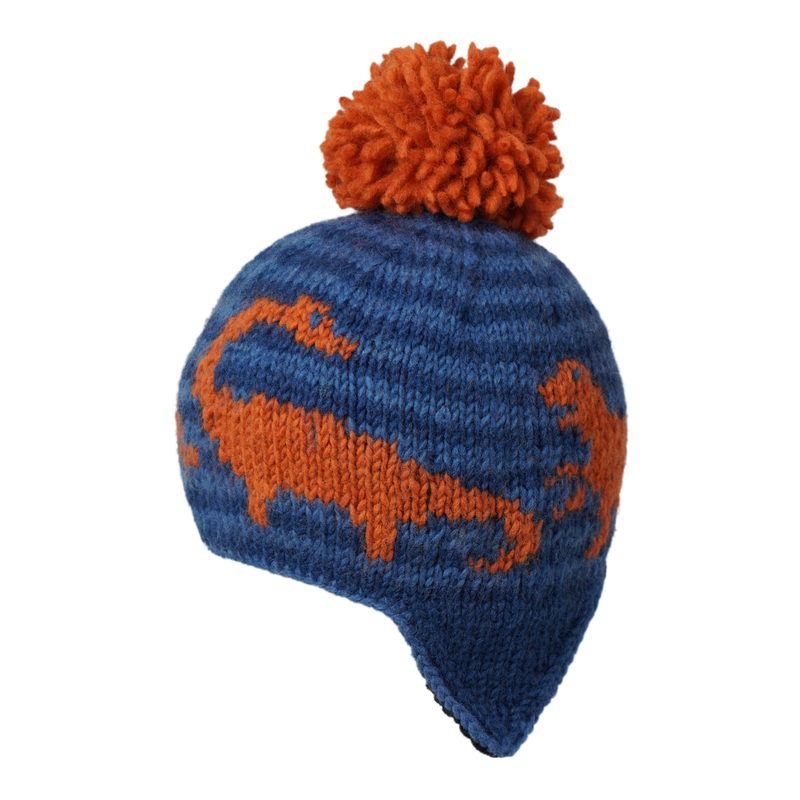 Ambler Kids Toque - Dino - Blue-Mountain Baby