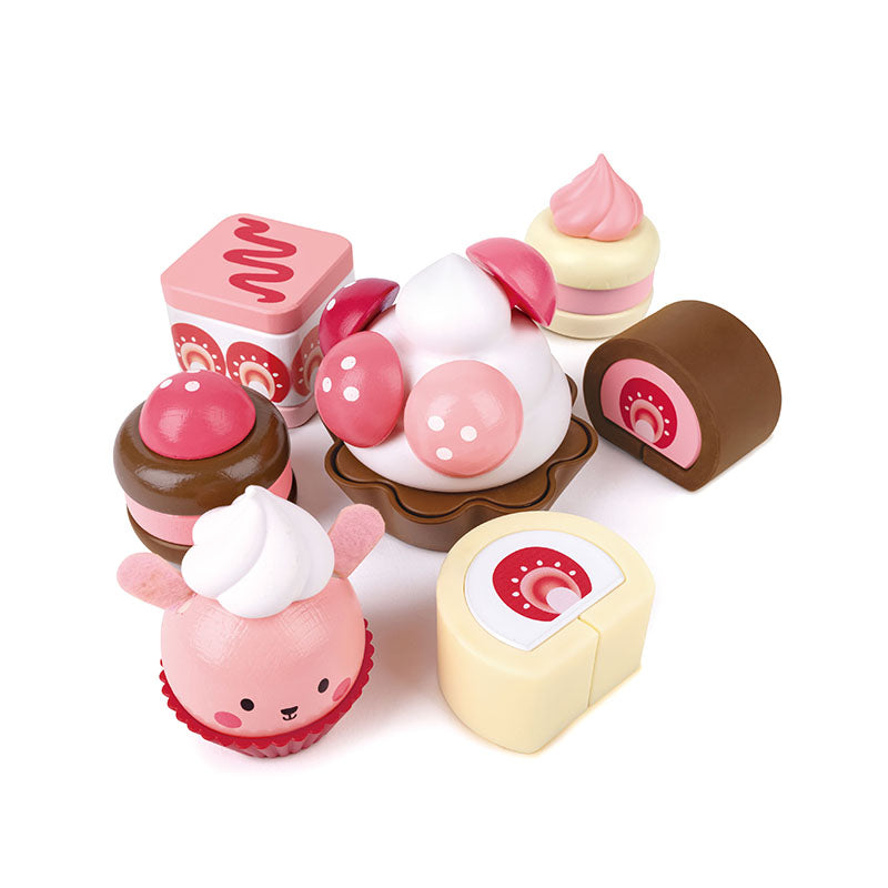 Hape Play Food - Strawberry Desert Set-Mountain Baby