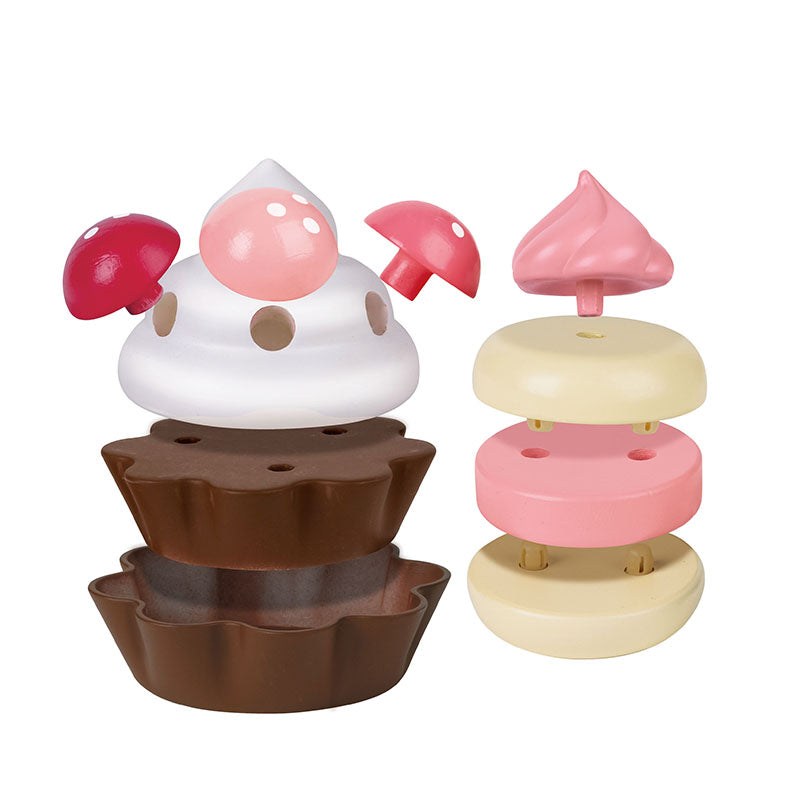 Hape Play Food - Strawberry Desert Set-Mountain Baby