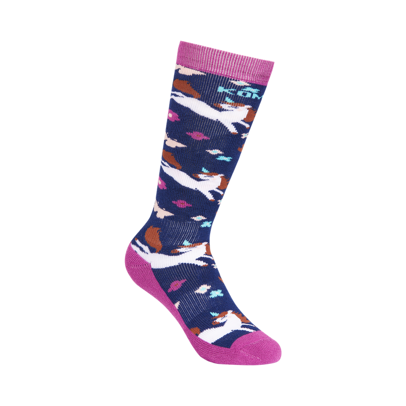 Kombi Socks Rumble - Toddler - Happy Blue Unicorn-Mountain Baby