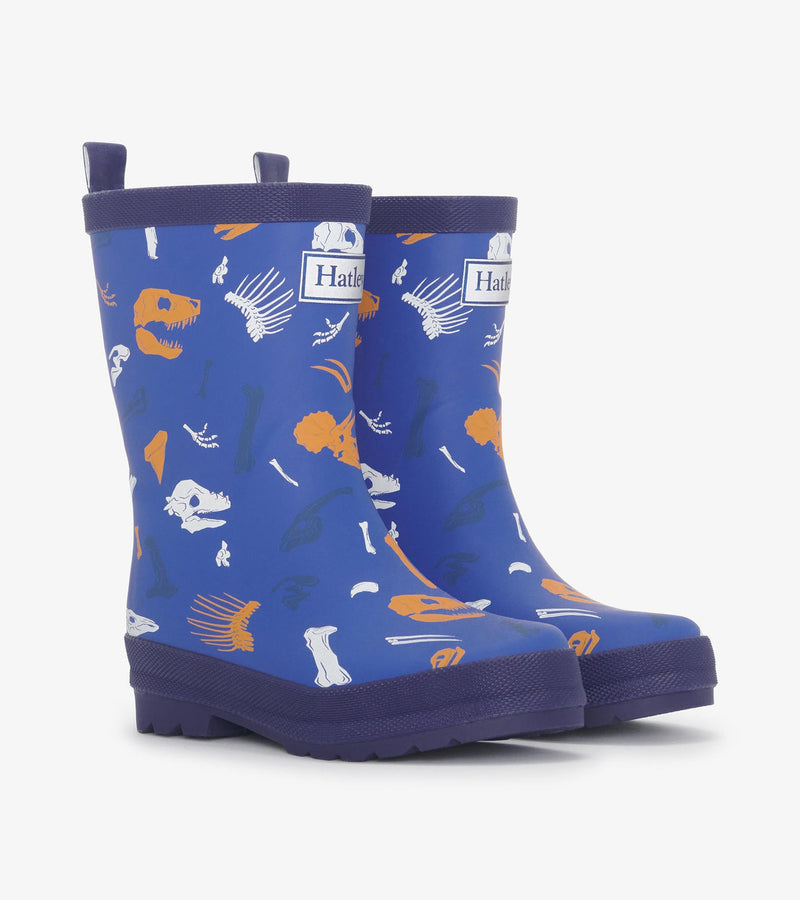 Hatley Rain Boots - Matte Dino Fossil-Mountain Baby