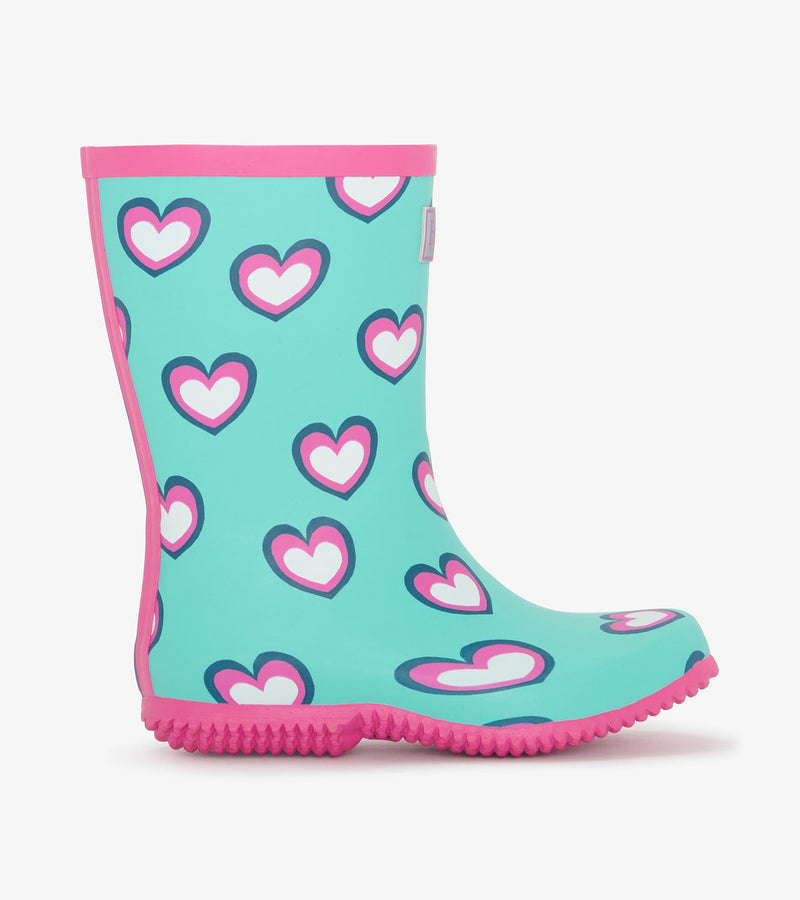 Hatley Packable Rain Boots - Hearts-Mountain Baby